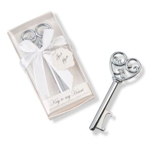 Abridor llave plateado