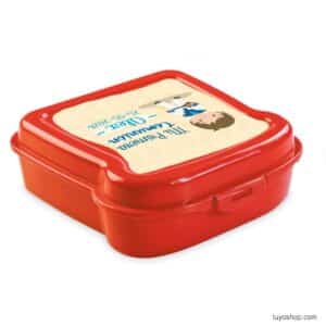 Fiambrera infantil personalizada, modelo Alex, colores vivos, 450ml