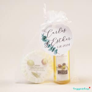 Botella aceite regalo boda