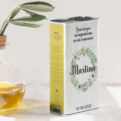 Botellas de aceite para regalar en comuniones