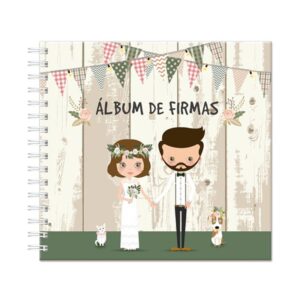 Álbum de Firmas Novios 48 hojas