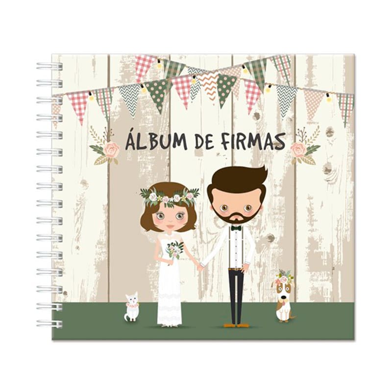 Álbum de consejos firmas de la boda