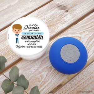 Ultimos regalos para invitados añadidos altavoz personalizado con ventosa alejandro2