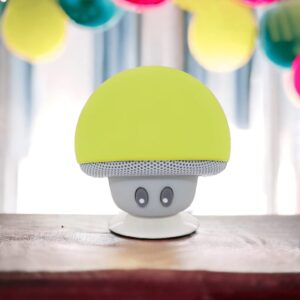 Ultimos regalos para invitados añadidos altavoz seta comunion y bodas verde