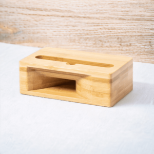 Ultimos regalos para invitados añadidos altavoz soporte bambu para boda v2