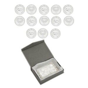 Ultimos regalos para invitados añadidos arras para boda en acero plateado2