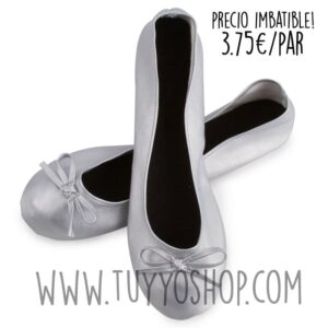 bailarinas plegables por caja