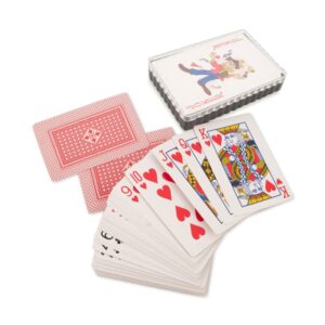 Baraja de cartas de poker para regalar. En caja de pvc.