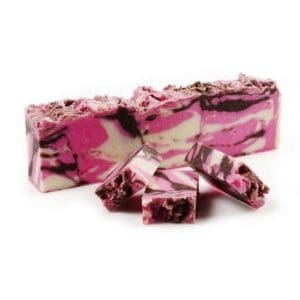 Jabón artesano en barra con centella y rosa mosqueta
