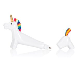 Bolígrafo para bodas, modelo unicornio. Cajita a juego incluida. 11cm