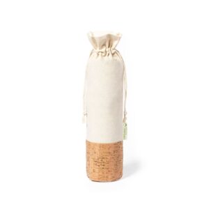 Bolsa Modelo Corcho - Sostenibilidad y Estilo en Cada Presentación bolsa botella boda ecologica2