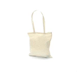 Bolsa 100% algodón. En color natural. Asas largas. 70cm bolsa ecologica boda