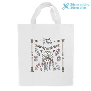 bolsa personalizada para boda modelo boho