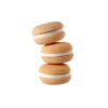 Macarons de baño hidratante. Almendras dulces.