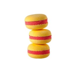 Macarons de baño hidratante. Freesia