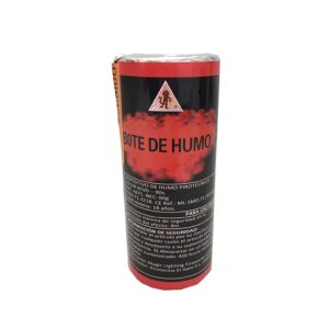 Bote de humo. 90 segundos. Varios colores a elegir. Exterior bote humo 90s rojo