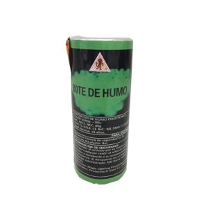 Bote de humo. 90 segundos. Varios colores a elegir. Exterior bote humo 90s verde