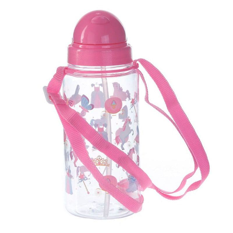 Botella de agua infantil, plástico, con pajita, unicornio, 450ml botella agua infantil pajita unicornio 450ml 3