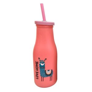 Botella multiusos con pajita. Modelo Llama