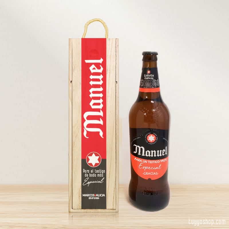 Caja Regalo Cerveza y Jarra personalizada | Regalos Originales