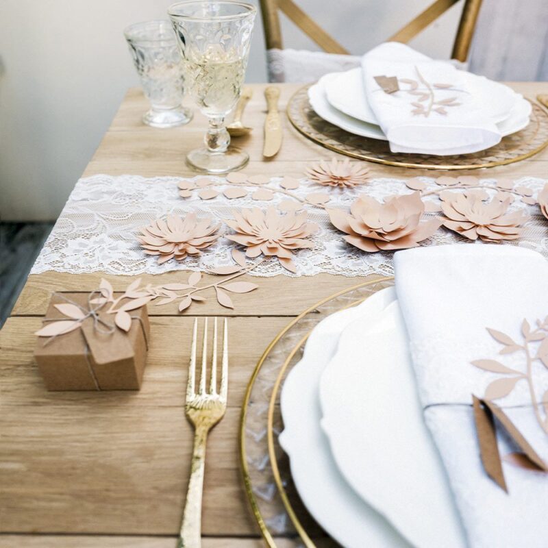 Cajita presentación cuadrada para regalo. Detalles de boda. Papel Kraft. 6x5.5x3.5cm