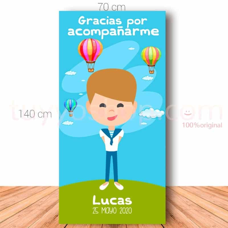 Cartel Bienvenida personalizado con tu imagen - Loume