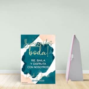 Carteles de suelo con soporte