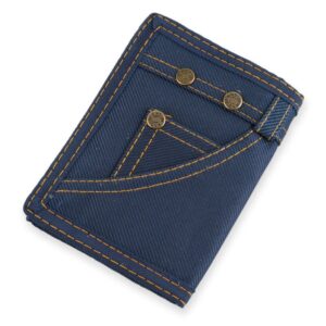 Cartera para boda, modelo Jeans. Color azul.