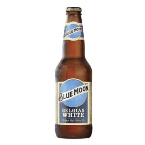 Cerveza artesanal para bodas. Blue Moon. Bélgica. 33cl. En packs de 24.