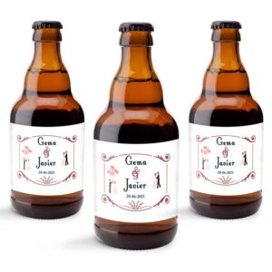 Cerveza personalizada para boda. Cerex. 33cl. Modelo 7