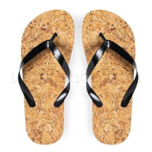Chanclas nature suela efecto corcho, tira pvc, negras, varias tallas.