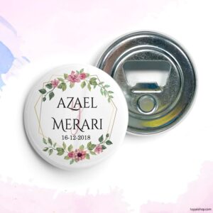 Chapas personalizadas para boda