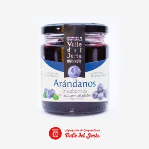 Confitura Valle del Jerte sabor arándanos 250gr, auténtica y deliciosa