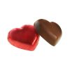 corazones de chocolate