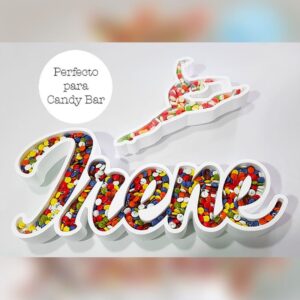 Corcho para candybar. Personalizado. Modelo gimnasta