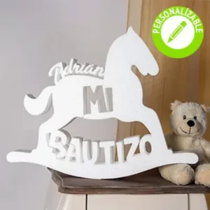 Figuras y letras en corcho