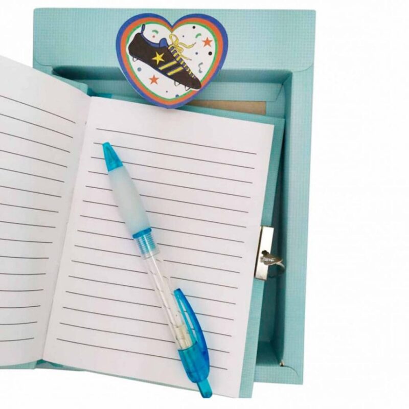 Diario más bolígrafo. Modelo Fútbol. - Imagen 2