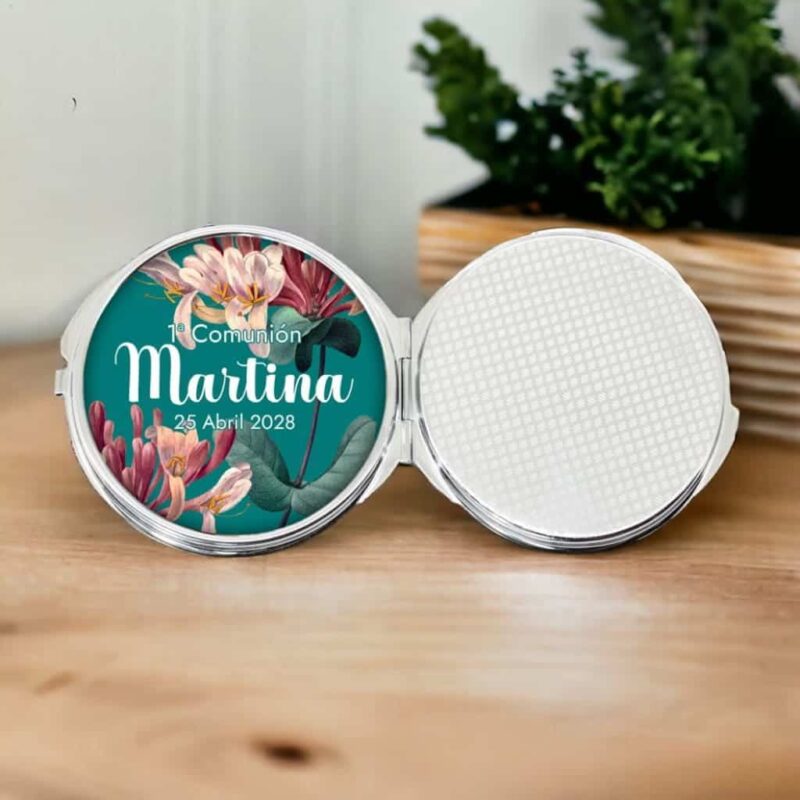 Espejo doble metálico para comunión, modelo New Green - Imagen 2