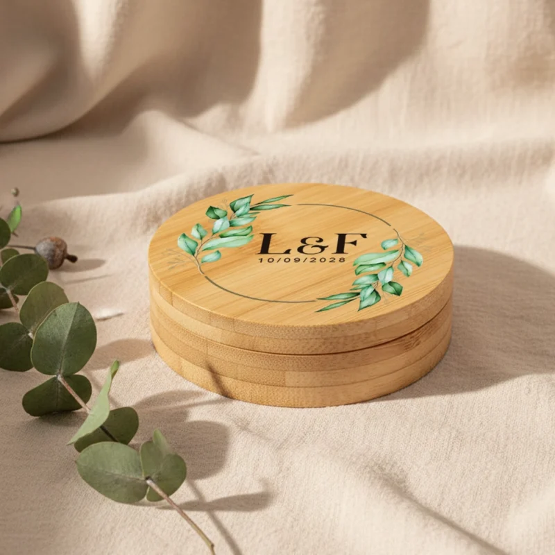 espejo joyero de bambú modelo gracias por venir tan guapa