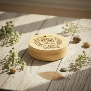 espejo joyero de bambú modelo gracias por venir tan guapa