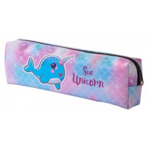 Estuche infantil. Modelo Sea unicorn. 20x5x4cm