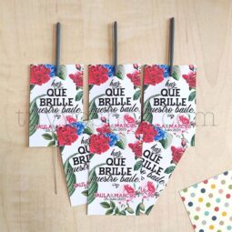 Etiquetas para bengalas de boda