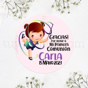 Pegatinas Comunion Personalizadas con Nombre y Fecha - Detalles Comunion  para Invitados, Primera Comunión Niña y Niño - Etiquetas Adhesivas de 4/5 y  7cm - 34 Modelos a Elegir (4cm ø) : : Hogar y cocina