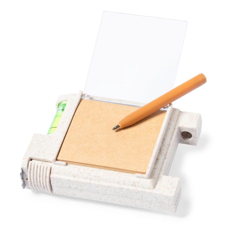 Flexómetro 3M con nivel y notas, fabricado en Fibra de Trigo - Imagen 2