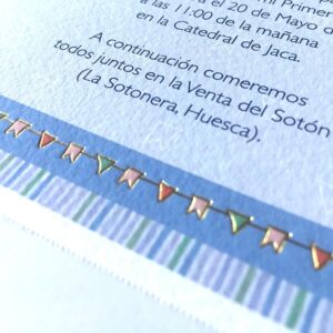 Invitación de comunión para niño modelo 413.721