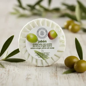jabón al aceite de oliva. plisado. 20gr