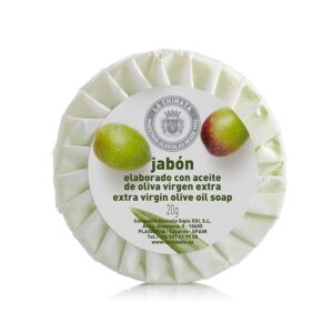 Jabón al aceite de oliva. Plisado. 20gr