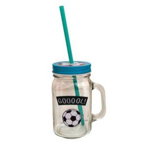 Nueva jarra con pajita para comunión. Modelo fútbol. 3 modelos.