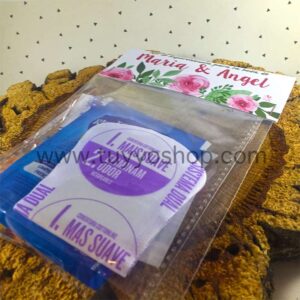 Kit de supervivencia para bodas modelo rosas