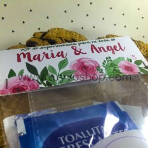 Kit de supervivencia para bodas modelo rosas